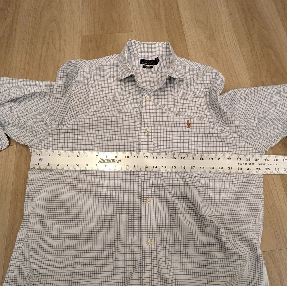 Polo Ralph Lauren Men's Button Down Colored Pony Long Sleeve Blue And Green
